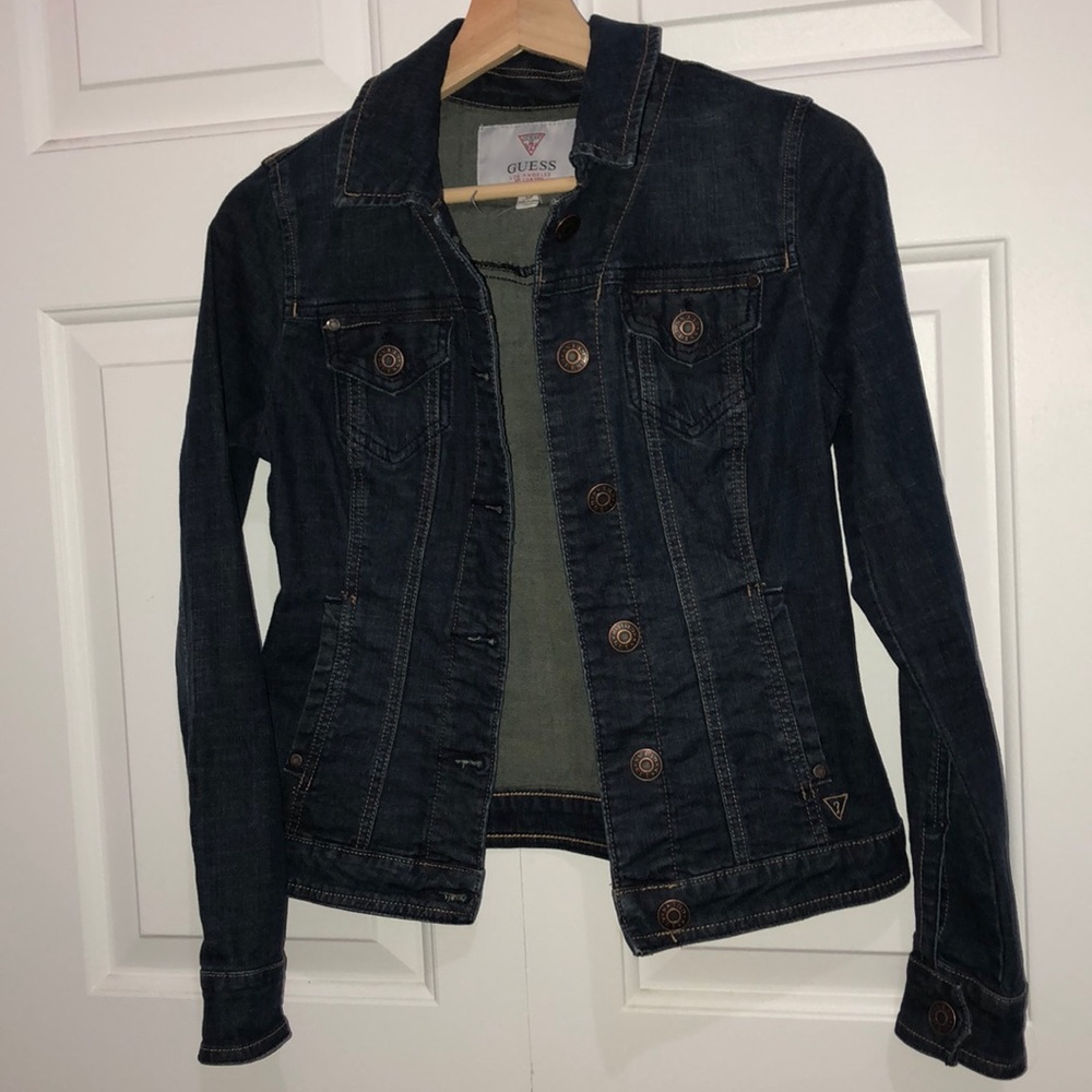 Guess Dark Blue Denim Jacket